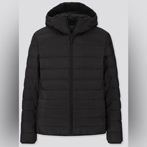 Uniqlo, black, waterproof jacket, small